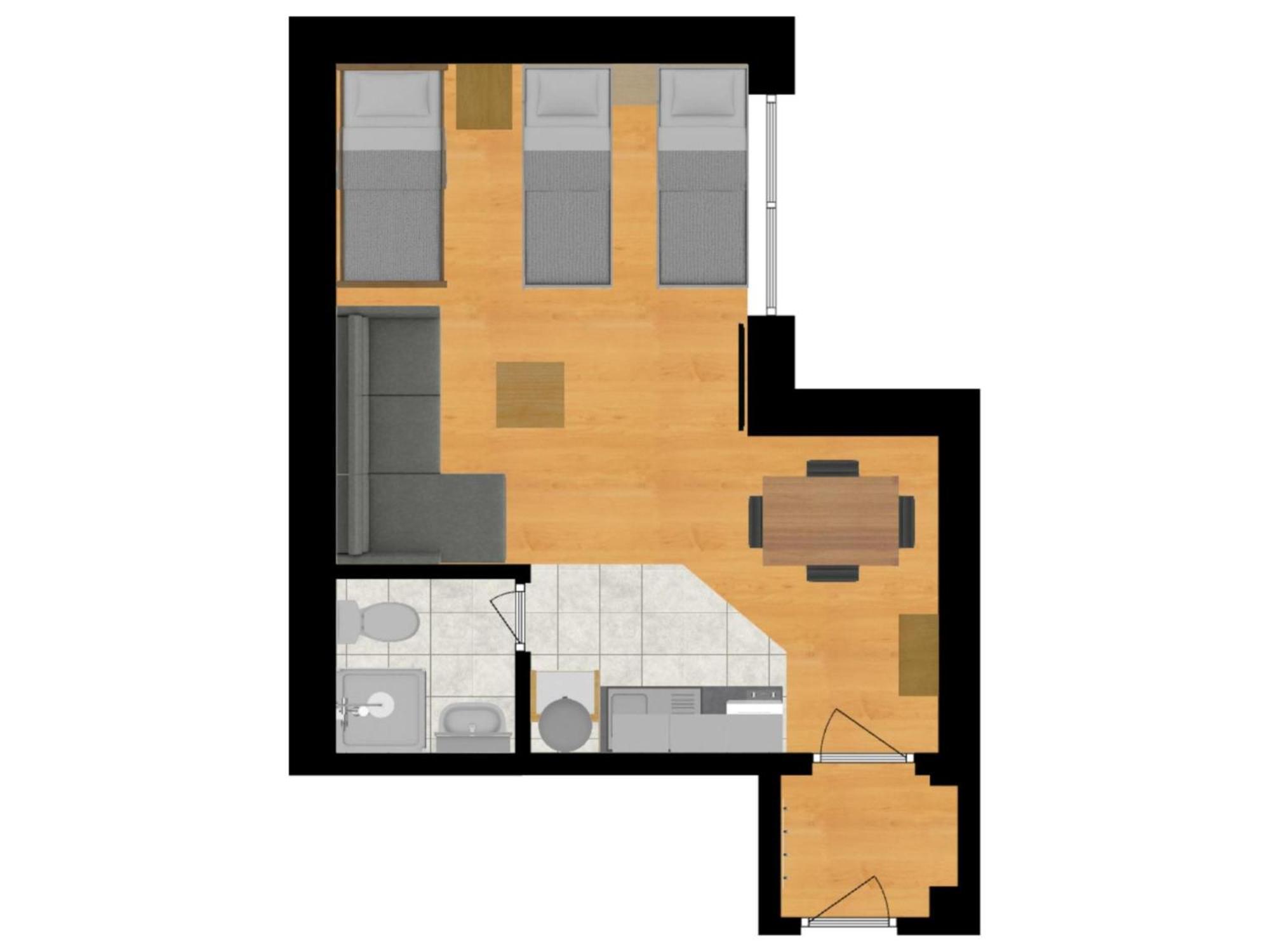 شقة Town House هوبفغراتن إم بريكسنتال المظهر الخارجي الصورة